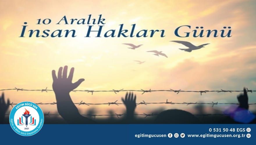 10 Aralık Dünya İnsan Hakları Günü