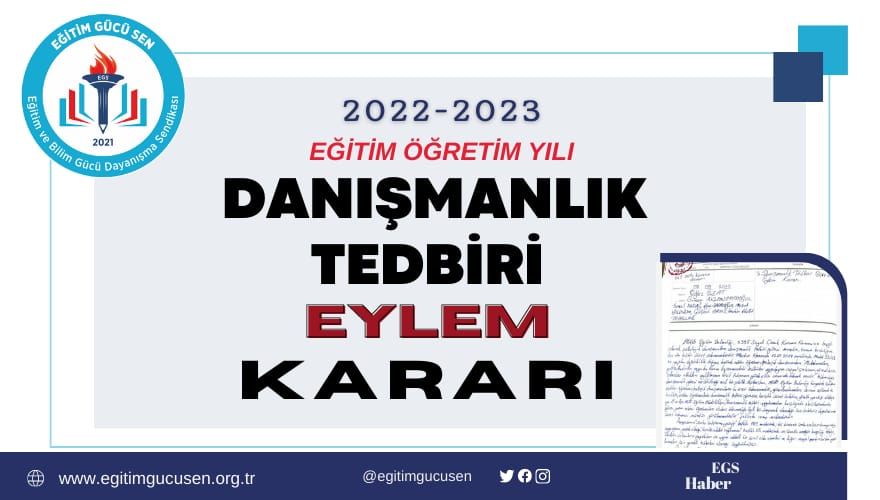 Danışmanlık Tedbiri Eylem Kararı