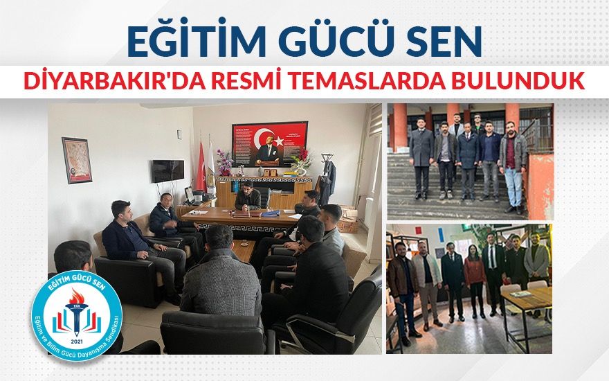 Diyarbakır'da Resmi Temaslarda Bulunduk Diyarbakır'da Resmi Temaslarda Bulunduk