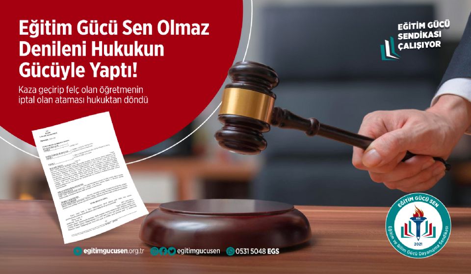 Eğitim Gücü Sen Olmaz Denileni Hukukun Gücüyle Yaptı