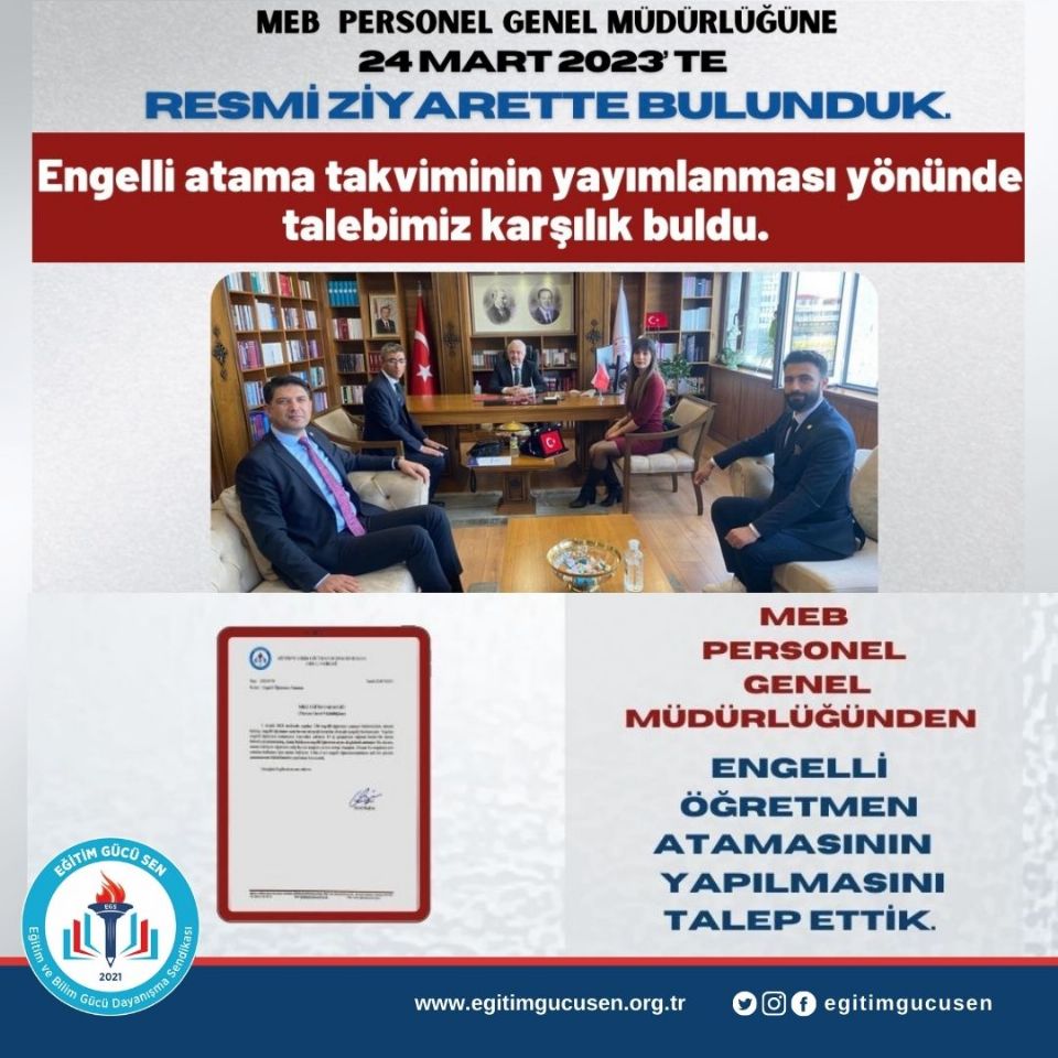 Engelli öğretmen talep Engelli öğretmen talep