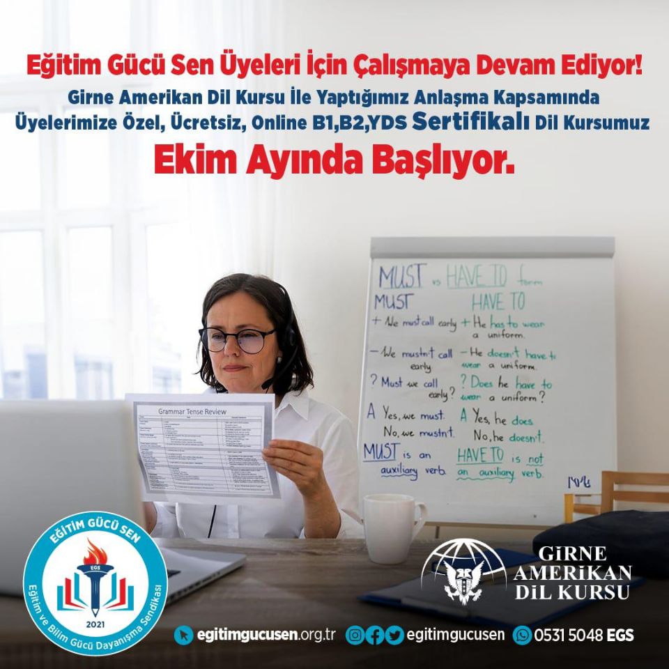 Girne Amerikan Dil İle Sertifikalı İngilizce B1-b2-yds Kursu