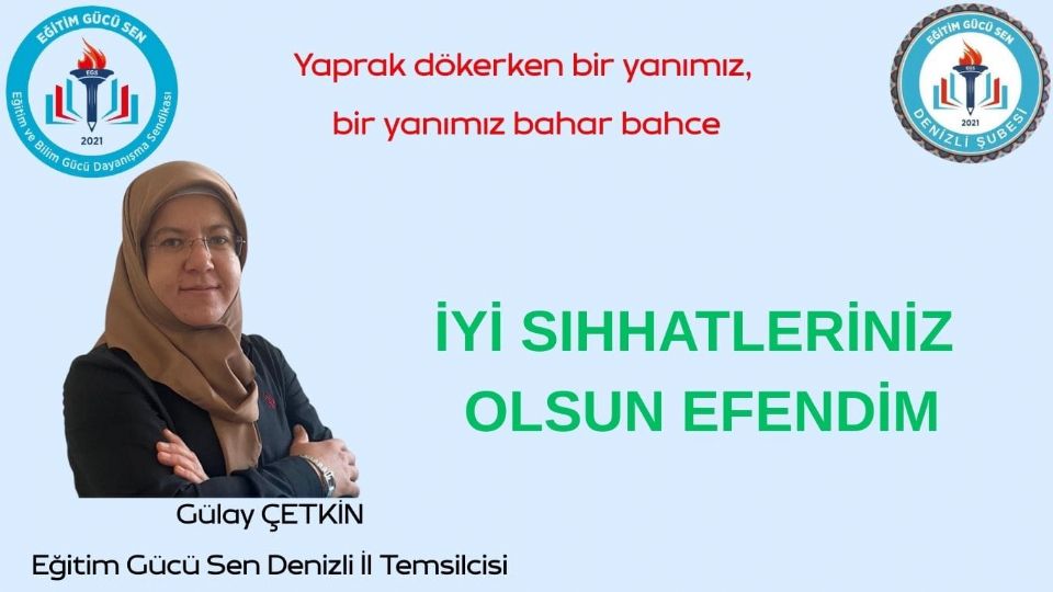 İyi Sıhhatleriniz Olsun Efendim