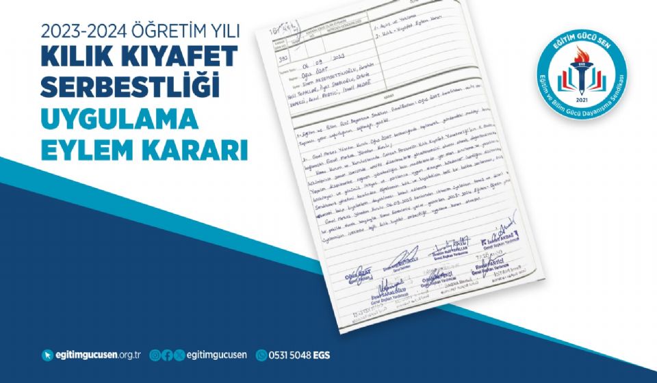 Kılık Kıyafet Serbetliği Eylem Kararı