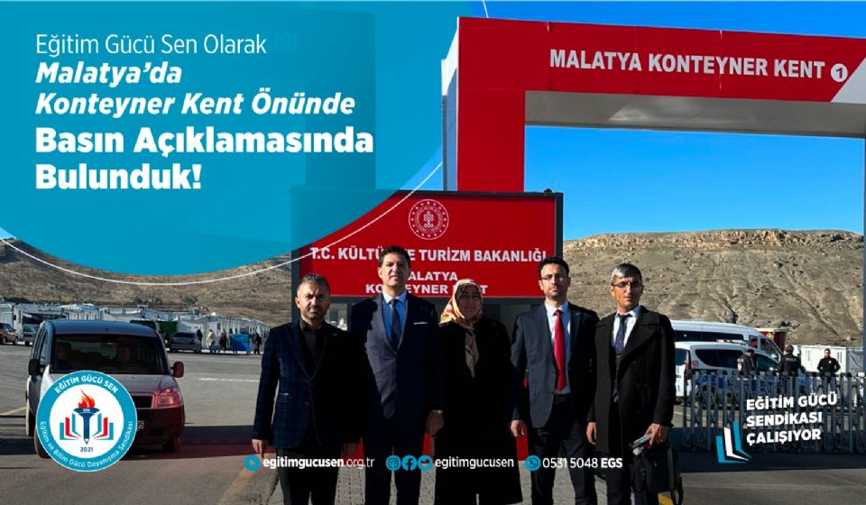 Malatya’da Yaşanan Konteyner Dağıtımındaki  Yolsuzluğun  Takipçisiyiz