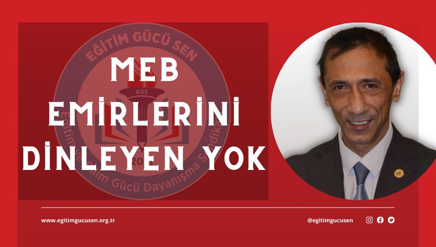 MEB Emirlerini Dinleyen Yok