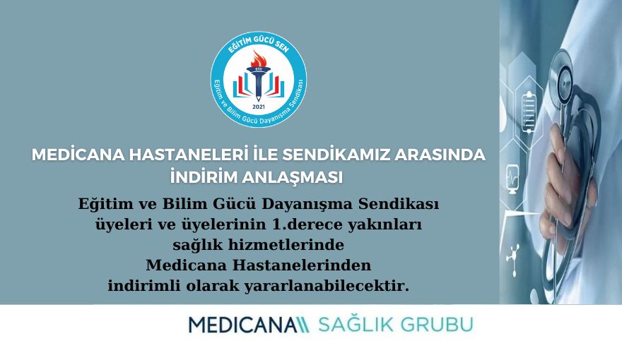 Medicana Hastaneleri İle Üyelerimize Özel İndirim Anlaşması Yaptık