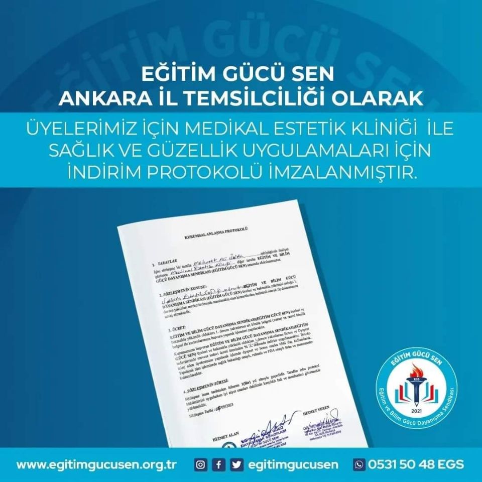 Medikal Estetik Kliniği İle Üyelerimize Özel İndirim Anlaşması Yaptık Medikal Estetik Kliniği İle Üyelerimize Özel İndirim Anlaşması Yaptık