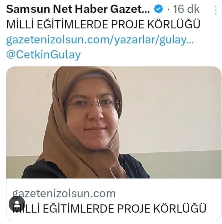 Milli Eğitimlerde Proje Körlüğü
