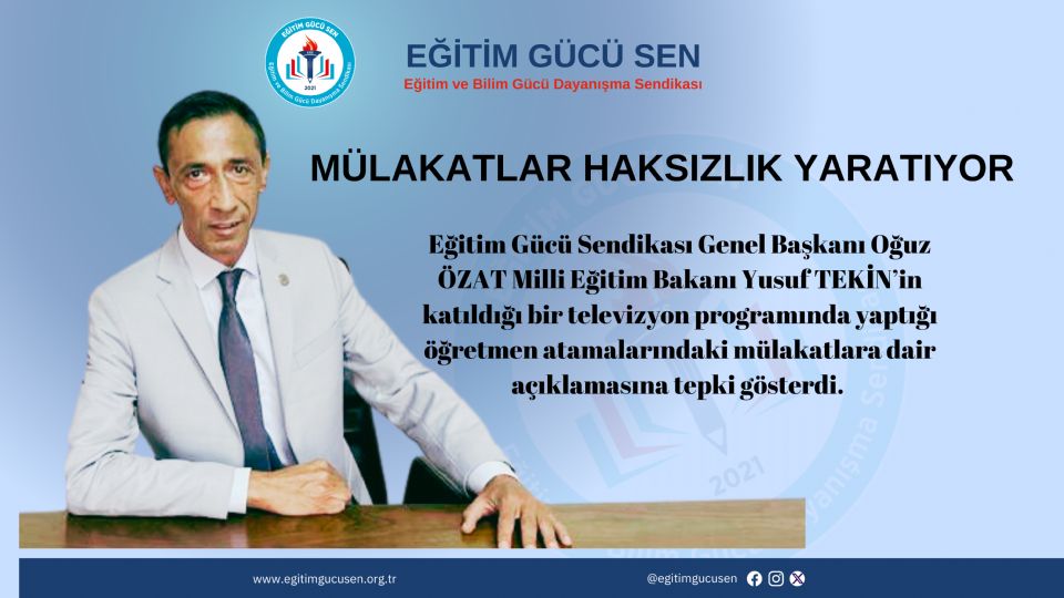 Mülakatlar Haksızlık Yaratıyor