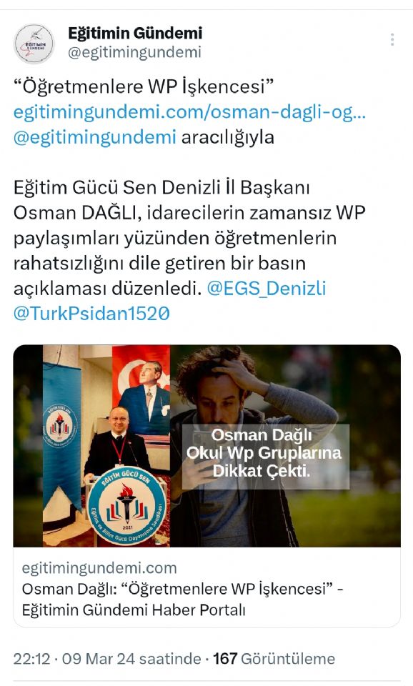 “öğretmenlere Wp İşkencesi”