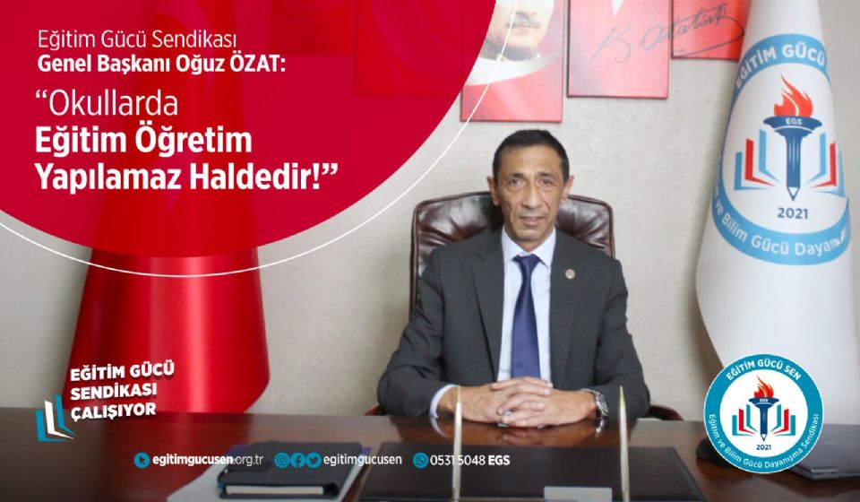 Okullarda Eğitim Öğretim Yapılamaz Haldedir