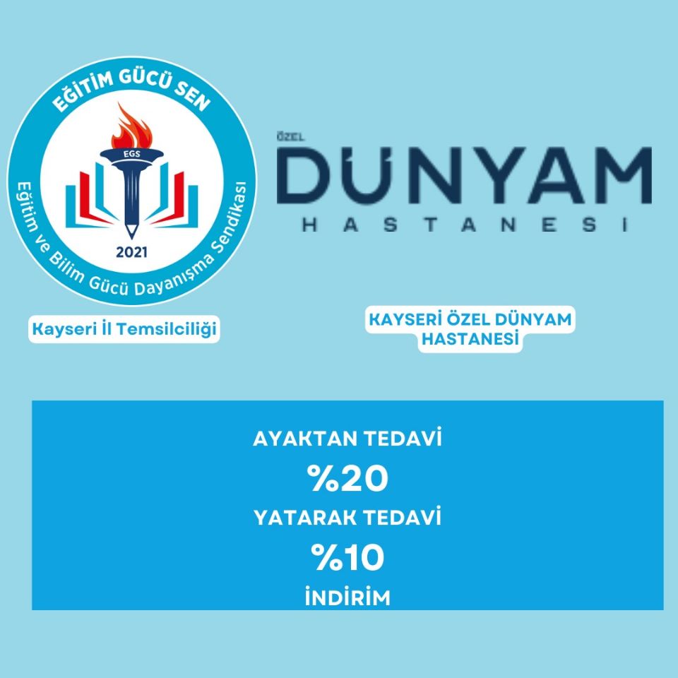 Özel Dünyam Hastenesi İle İndirim Protokolü İmzaladık Özel Dünyam Hastenesi İle İndirim Protokolü İmzaladık