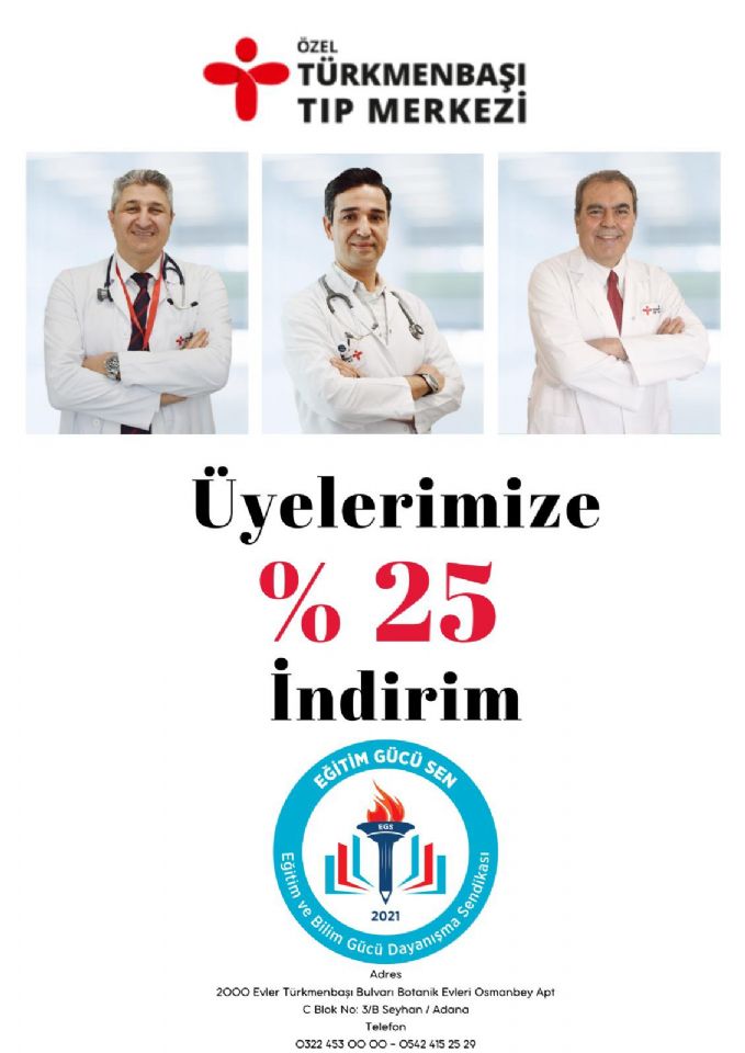 Özel Türkmenbaşı Tıp Merkezi İle Üyelerimize Özel İndirim Protokolu İmzaladık