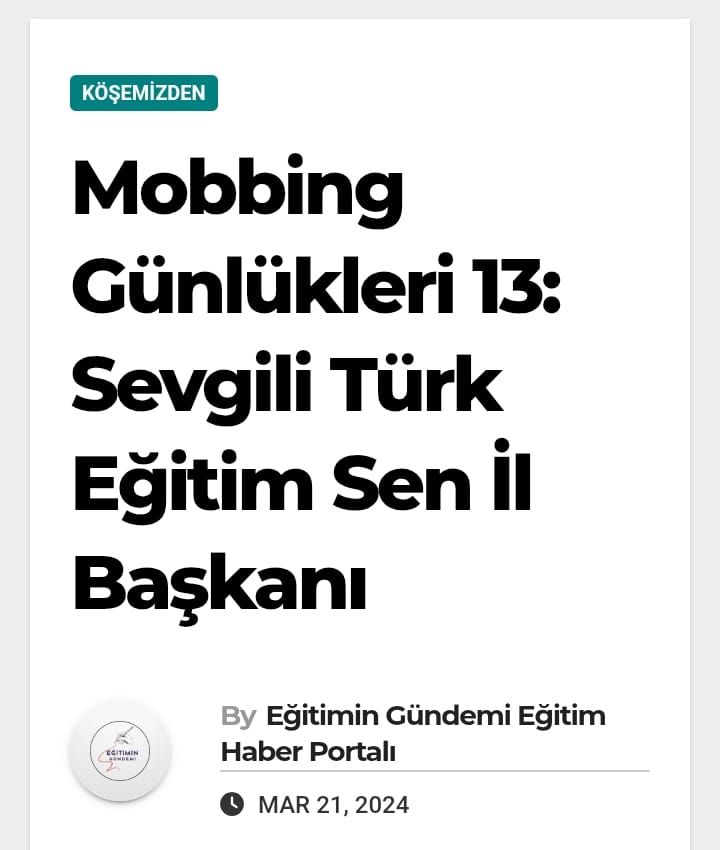 Sevgili Türk Eğitim Sen İl Başkanı
