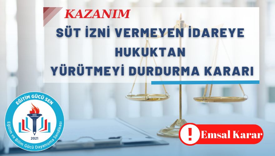 Süt İzni Vermeyen İdareye Hukuktan Yürütmeyi Durdurma Kararı