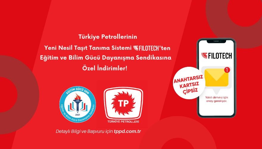 Türkiye Petrolleri (TP) İle Üyelerimize Özel İndirim Anlaşması Yaptık