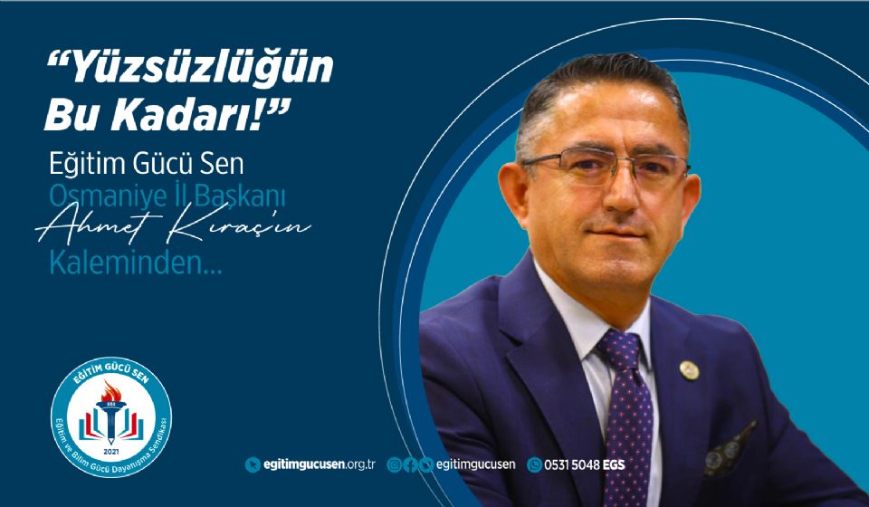 Yüzsüzlüğün Bu Kadarı!