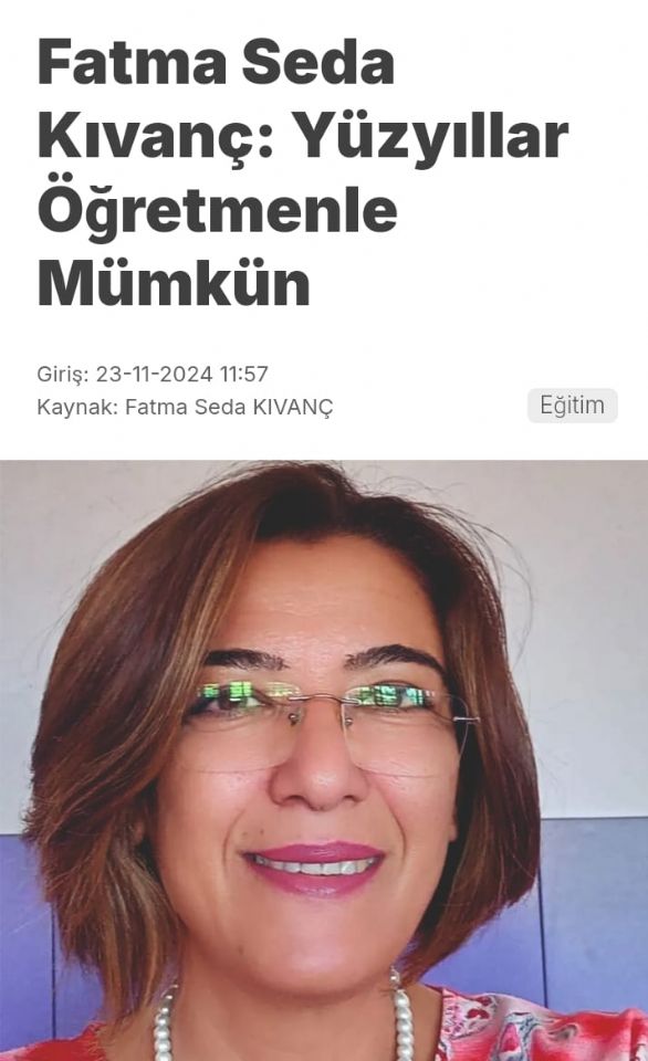 Yüzyıllar Öğretmenle Mümkün