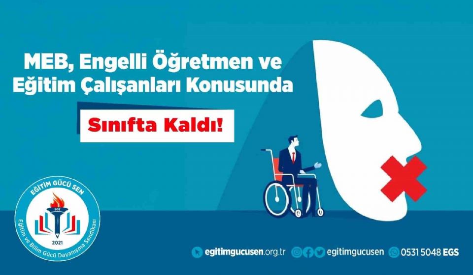 Eğitim Gücü-Sen Engelsiz Eğitim Çalışanları Üst Kurulu, MEB Ve YÖK Bünyesinde Görev Yapan Engelli Öğretmen Ve Eğitim Çalışanlarına Yönelik Anket Çalışması Gerçekleştirdi.