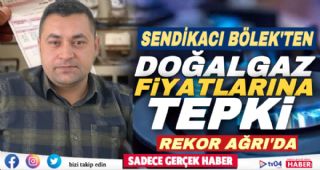 Eğitim Gücü Sen Ağrı Temsilcisi Ekrem Bölek’ten, Doğalgaz Fiyatlarına Tepki