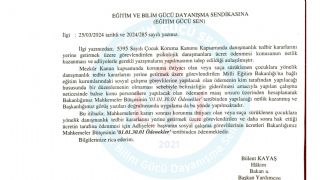 Eğitim Gücü Sen Danışmanlık Tedbiri Ücreti Ödenmesine Yönelik Verdiğimiz Mücadeleyi Kazandı