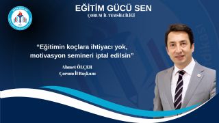 Eğitimin Koçlara İhtiyacı Yok, Motivasyon Semineri İptal Edilsin