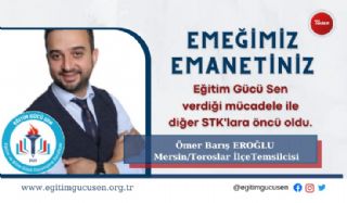 EMEĞİNİZ EMANETİMİZDİR!