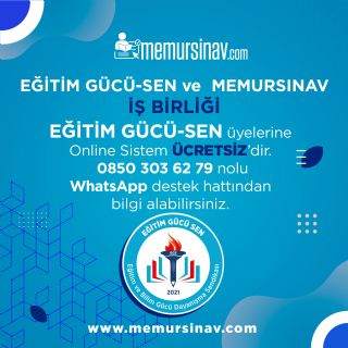 Görevde Yükselme Sınavında da Üyelerimizin Yanındayız