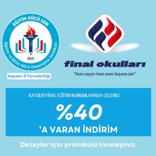 Kayseri Final Okulları İle İndim Protokolü İmzaladık