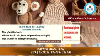 Kemoterapi Gören Çocuklarımız İçin Örüyoruz