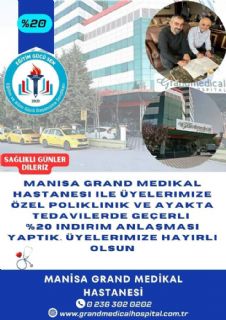 Manisa Grand Medikal Hastanesi İle İndim Protokolü İmzaladık