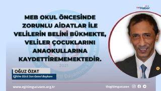 MEB Okul Öncesinde Zorunlu Aidatlar İle Velilerin Belini Büküyor!