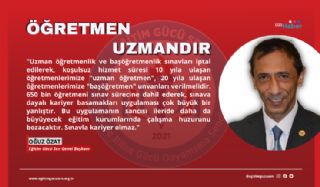 Öğretmen Uzmandır