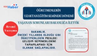 Öğretmenlerin Uzaktan Eğitim Semineri Ve Yaşanan Sorunlar