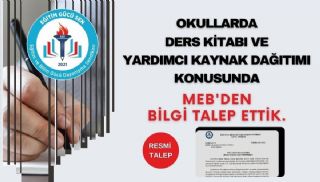 Okullarda Ders Kitabı Ve Yardımcı Kaynak Dağıtımı Konusunda MEB'den Bilgi Talep Ettik