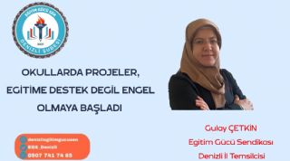 Okullarda Projeler; Eğitime Destek Değil Engel Olmaya Başladı Okullarda Projeler; Eğitime Destek Değil Engel Olmaya Başladı