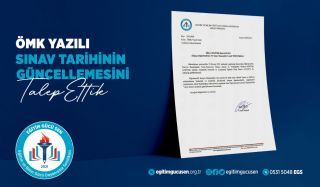 Ömk Yazılı Sınav Tarihinin Güncellenmesini Talep Ettik