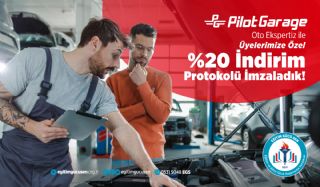 Pilot Garage Oto Ekspertiz  İle Üyelerimize Özel %20 İndirim Protokolü İmzaladık