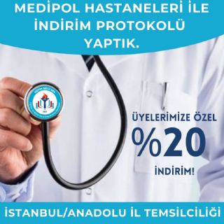 Tüm Üyelerimiz Adına Medipol Sağlık Grubu İle İndirim Anlaşması İmzaladık