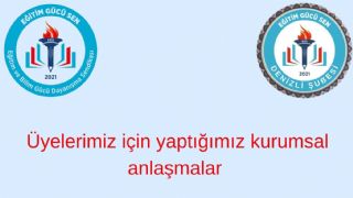 Üyelerimize Özel İndirinm Anlaşmalarımız