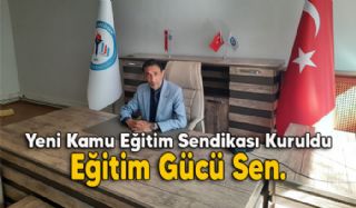 Yeni Kamu Eğitim Sendikası Kuruldu Eğitim Gücü Sen