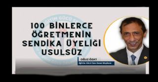 Yüzbinlerce Öğretmenin Sendika Üyeliği Usulsüz